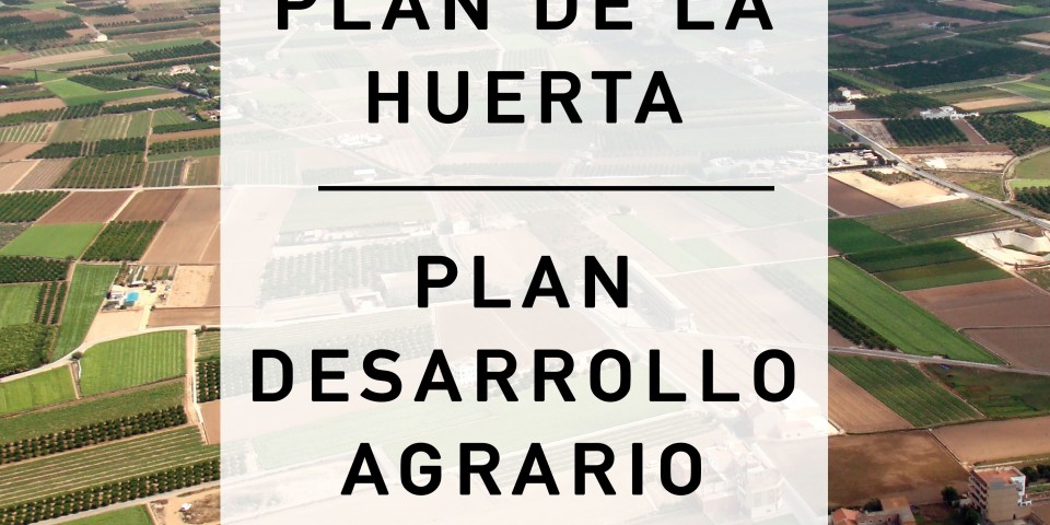 Plan de la huerta de Valencia