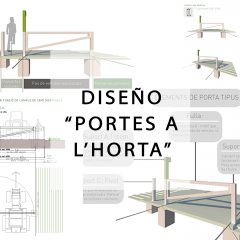 Diseño Portes a l’Horta. 2021